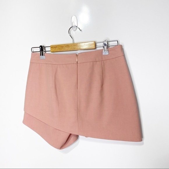 Michelle Mason x Revolve Asymmetrical Blush Skort Skirt - Picture 9 of 15